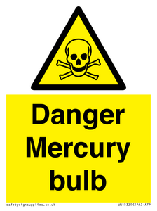 Danger Mercury bulb